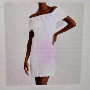 Ralph Lauren cotton embroidered white dress -size 6p